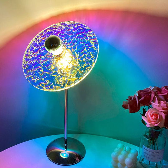 Stehlampe mit Sonnenuntergangsprojektion für kreative Lichtgestaltung 1