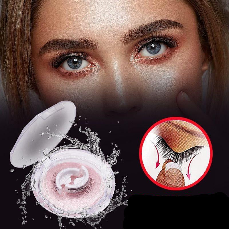 Wiederverwendbare Wimpern für Frauen Naturlook Leicht Synthetik-1