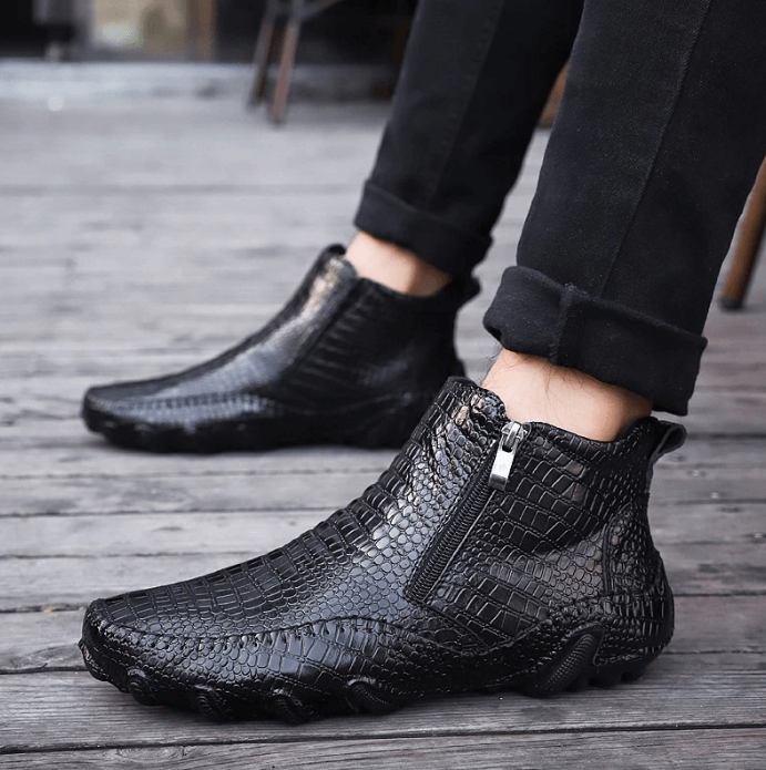 Stiefel Aus Rindsleder