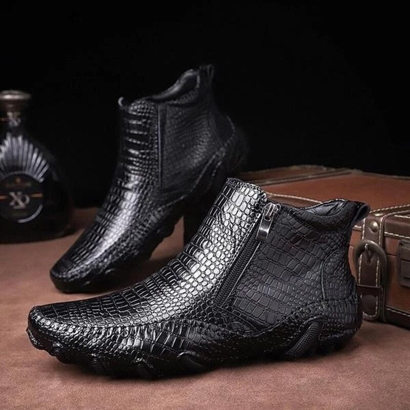 Stiefel Aus Rindsleder
