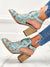 Stiefel-Sandalen Mit Klobigem Absatz
