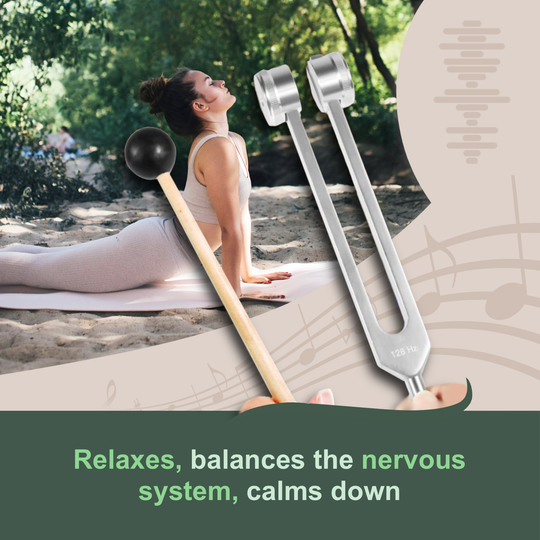 Stimmgabel 128 Hz für Klangtherapie und Vibrationstherapie 1