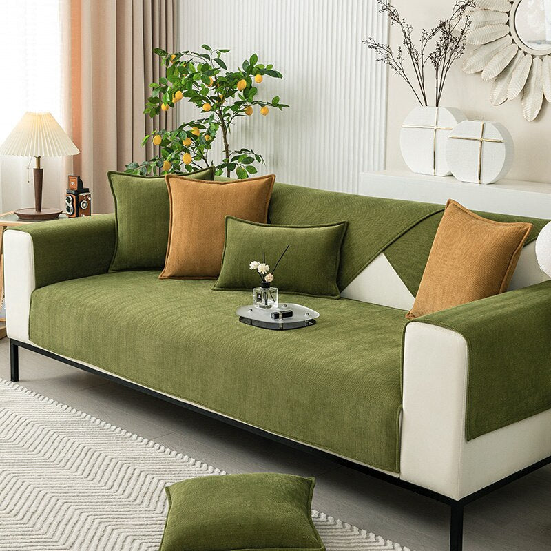 Stretchbarer Sofaüberzug für 1- bis 3-Sitzer und Ecksofa aus Polyester-Spandex 7
