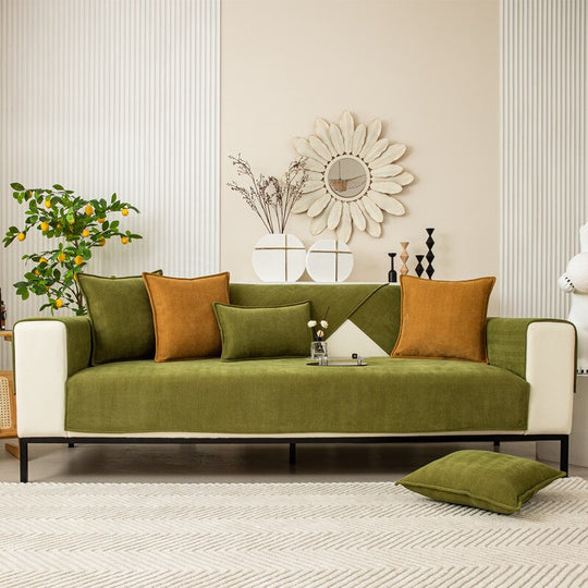 Stretchbarer Sofaüberzug für 1- bis 3-Sitzer und Ecksofa aus Polyester-Spandex 8