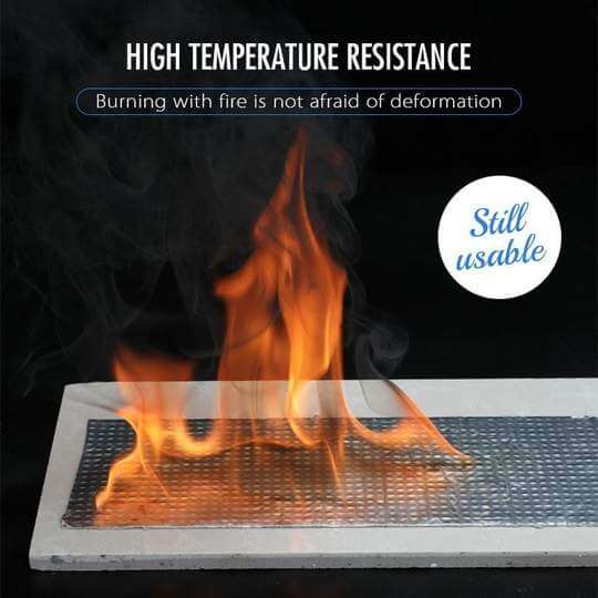 Reparaturband Schwarz Wasserdicht Hochtemperaturbeständig Butylkautschuk 10m x 5cm-4