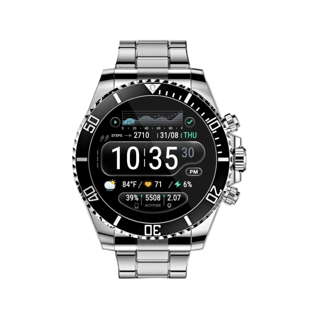 Taktische Smartwatch mit GPS und Gesundheitsüberwachung für Männer 0