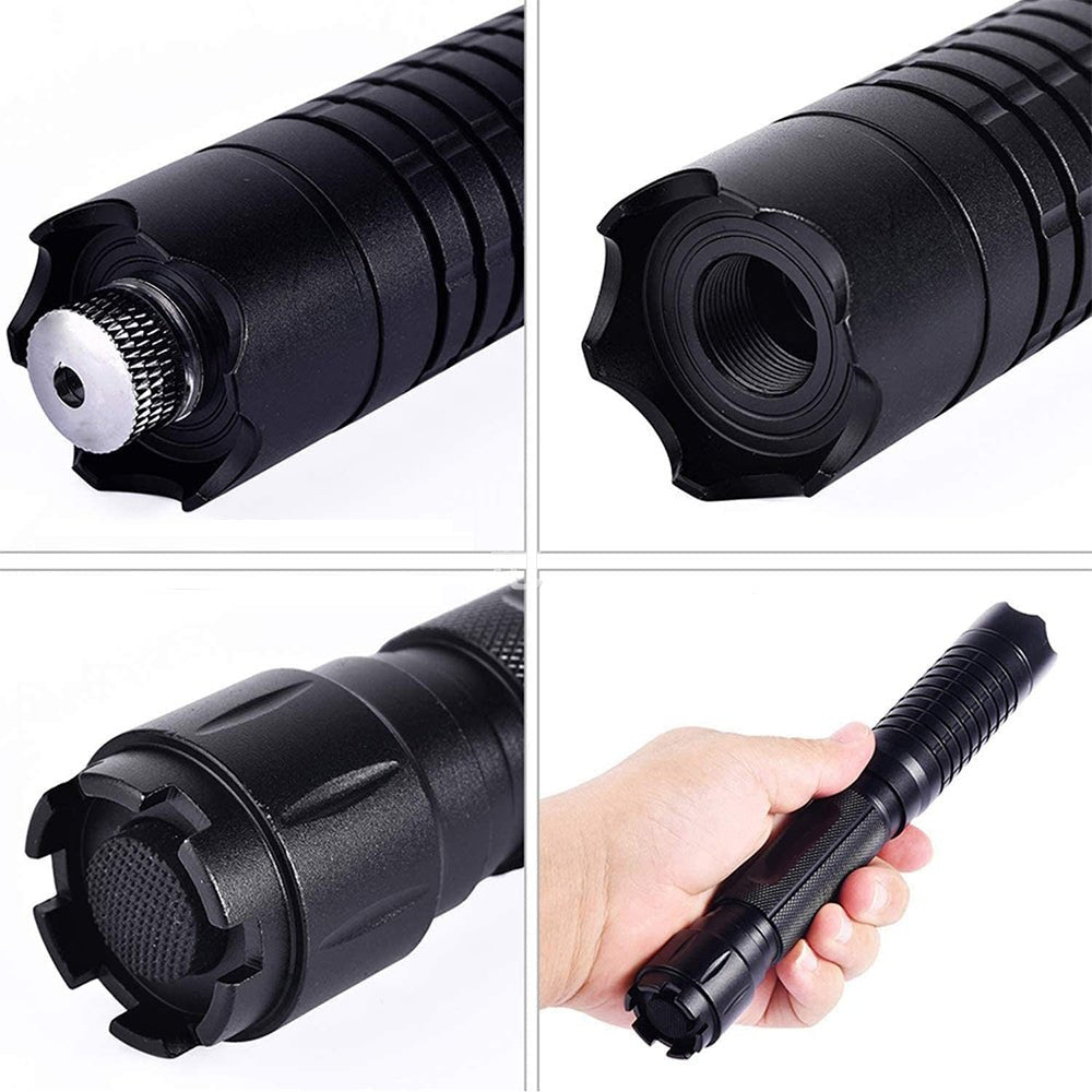 Taktische Taschenlampe mit Blauem Laserstrahl für Outdoor-Abenteuer 1