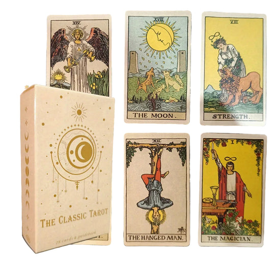 Tarotkarten Set Mit 78 Karten Und Leitfaden Zur Deutung Für Spirituelle Erkundung 0