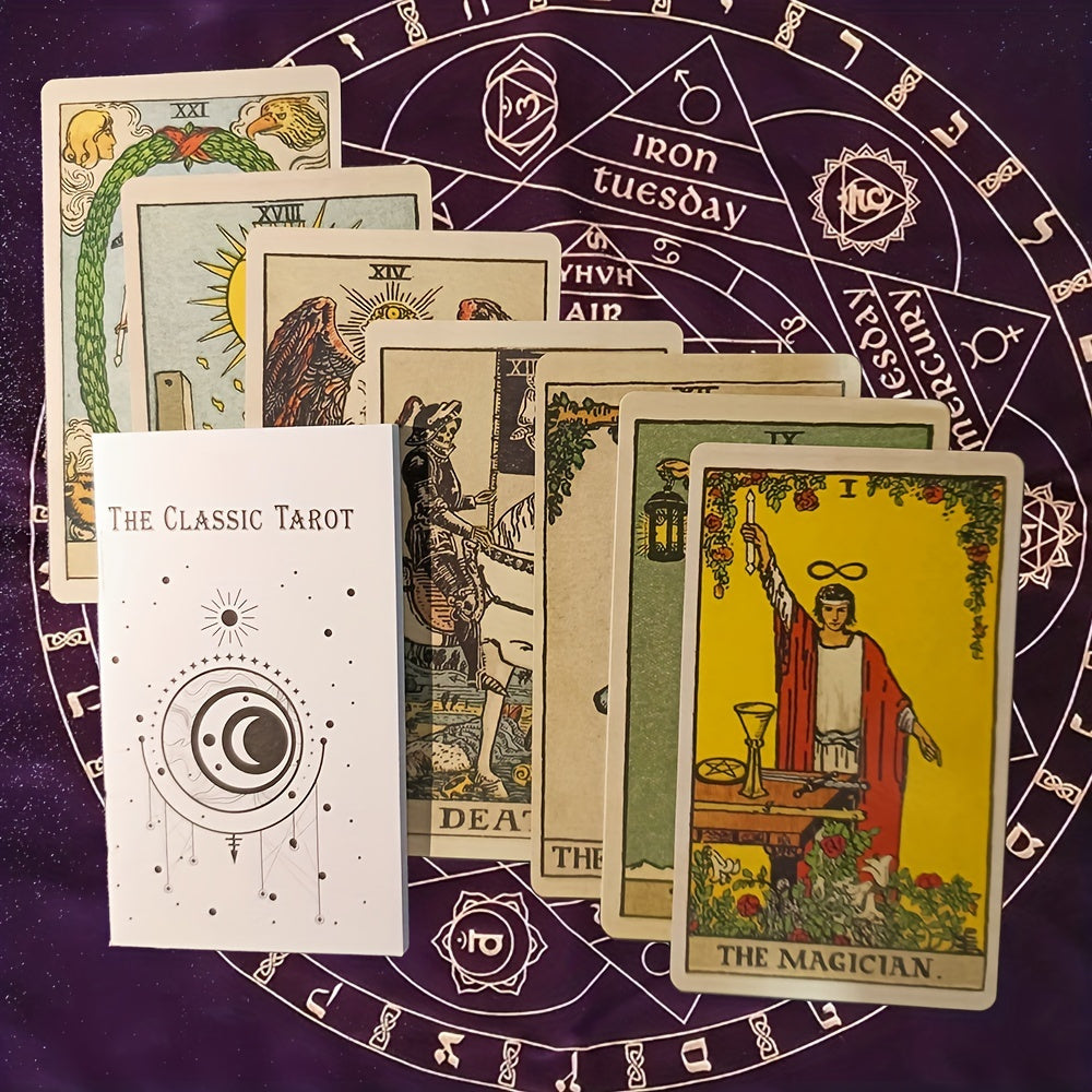 Tarotkarten Set Mit 78 Karten Und Leitfaden Zur Deutung Für Spirituelle Erkundung 4