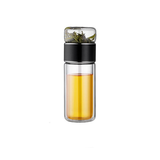 Teeflasche mit Sieb 2-in-1 für Losen Tee und Teebeutel, Doppelwandige Flasche für Optimalen Genuss 9