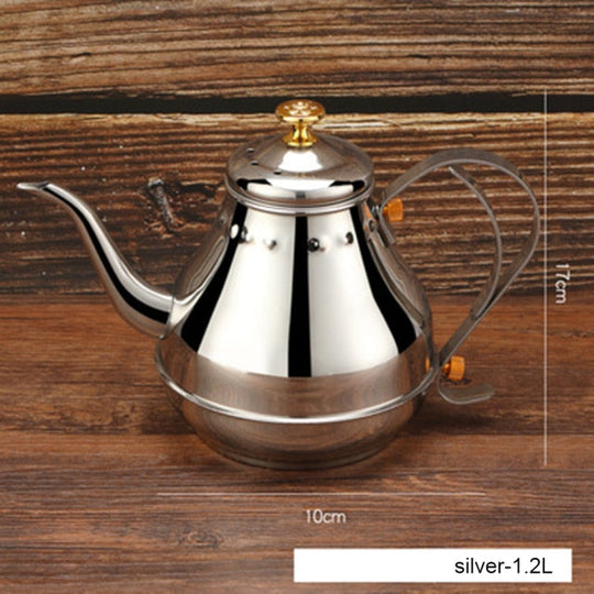 Teekanne Mit Sieb Für Oolong Tee - Praktische Teekanne Mit Langen Ausguss, 1,2 L oder 1,8 L Füllmenge 6
