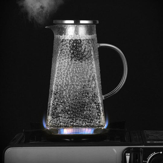 Teekessel aus Glas mit Filter für modernes Design 1200 ml 1500 ml 1800 ml 1