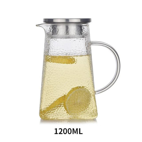 Teekessel aus Glas mit Filter für modernes Design 1200 ml 1500 ml 1800 ml 6