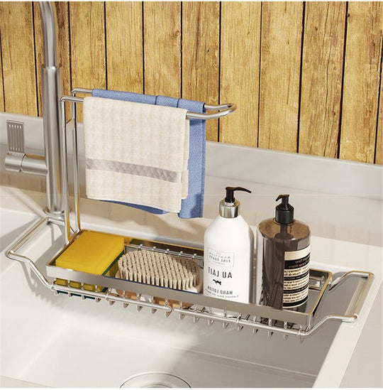 Teleskop Küchenorganizer für die Spüle mit Platzsparendem Design 2