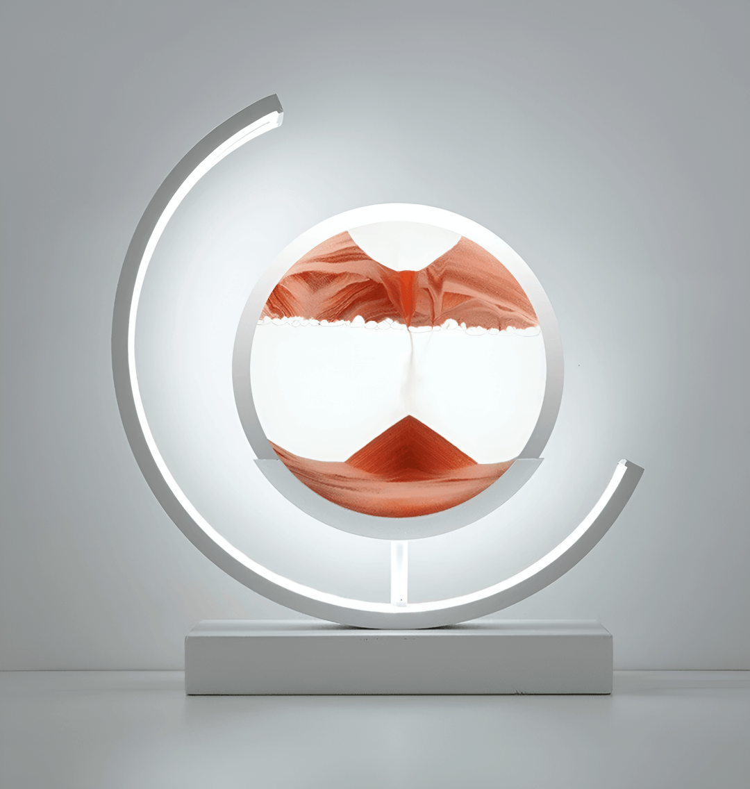 Tischlampe Sanduhr Design LED Licht für Zuhause 6