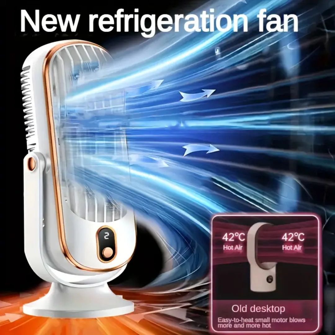Tischventilator Leise USB Desktop Lüfter Kompakt für Zuhause und Büro 4