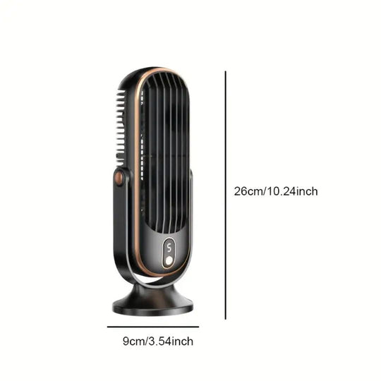 Tischventilator Leise USB Desktop Lüfter Kompakt für Zuhause und Büro 5