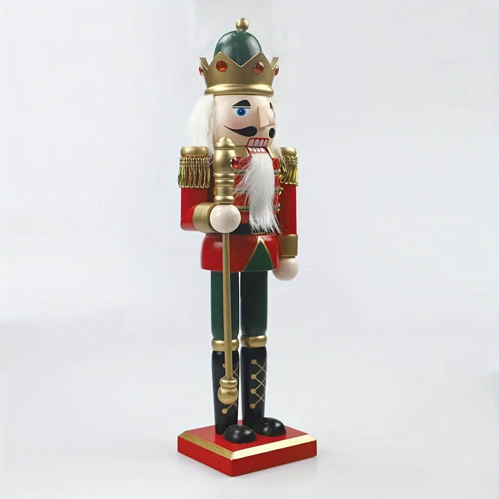 Traditioneller Nussknacker König 30 cm für Weihnachtsdekoration 3