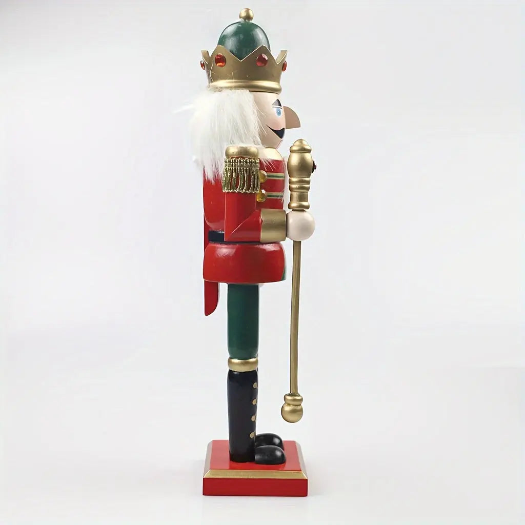 Traditioneller Nussknacker König 30 cm für Weihnachtsdekoration 5