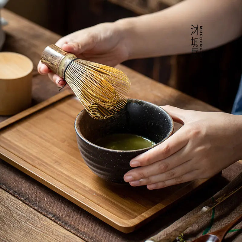 Traditionelles Tee Geschenkset mit Matcha Zubehör für Tee-Liebhaber 4