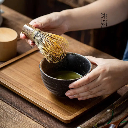 Traditionelles Tee Geschenkset mit Matcha Zubehör für Tee-Liebhaber 4