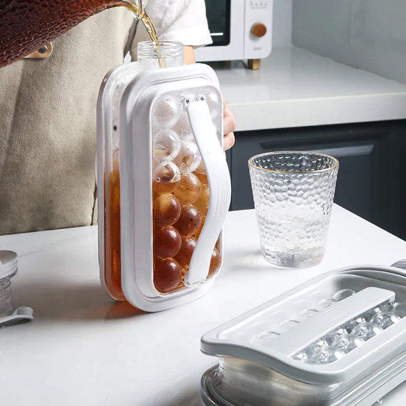 Tragbare Eismaschine 2-in-1 für Getränke und Wasserflasche 4