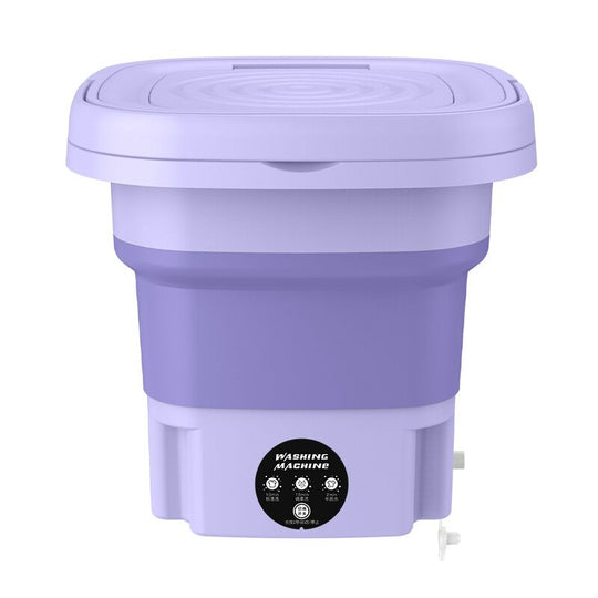 Tragbare Mini-Waschmaschine Faltbar für Reisen und Camping 0
