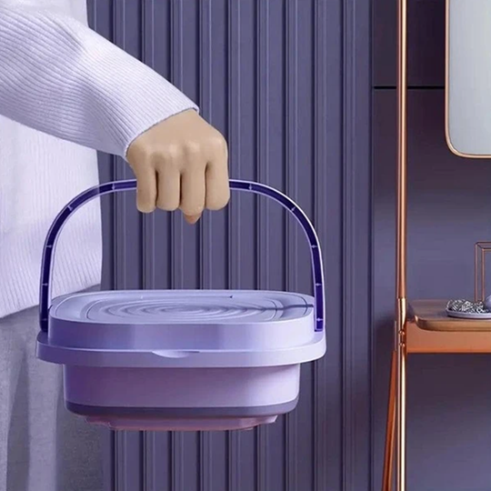 Tragbare Mini-Waschmaschine Faltbar für Reisen und Camping 2