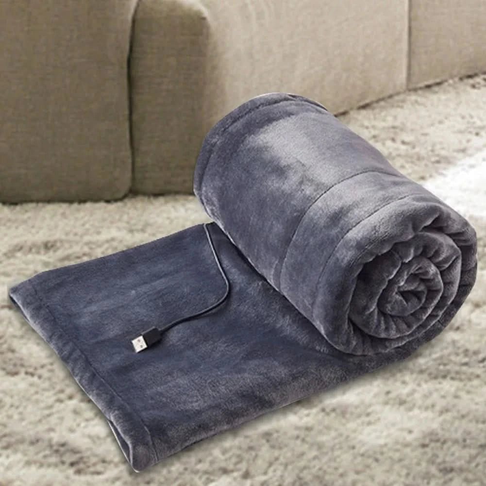 Tragbare USB-Heizdecke mit 3 Heizstufen für Damen und Herren 0