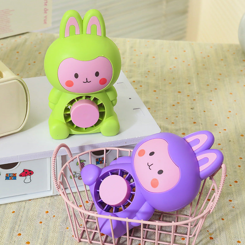 Tragbarer Mini Ventilator im Tierdesign – USB Mini Ventilator für Damen, Leicht und Kompakt 5