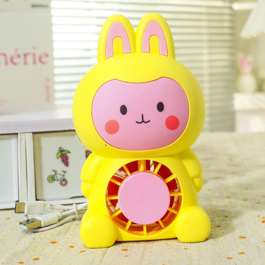 Tragbarer Mini Ventilator im Tierdesign – USB Mini Ventilator für Damen, Leicht und Kompakt 7