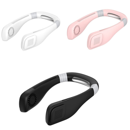 Tragbarer Nackenventilator für Damen und Herren, 360° drehbar, Ideal für Sport und Büro 1
