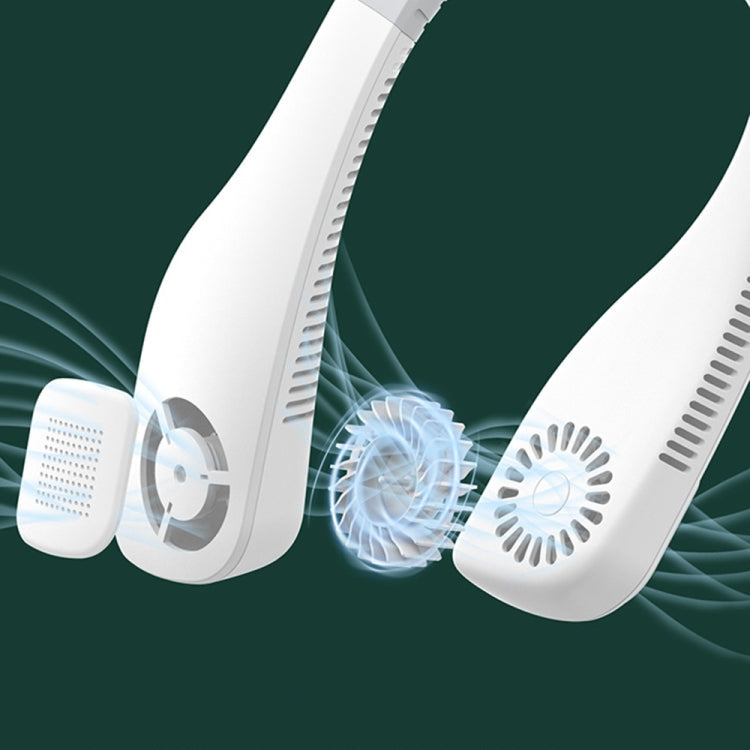 Tragbarer Nackenventilator für Damen und Herren, 360° drehbar, Ideal für Sport und Büro 2