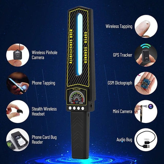 Tragbarer RF Bug Detector Scanner für Privatsphäre 3