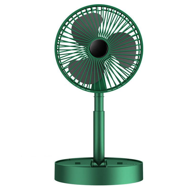 Tragbarer Tischventilator Leise Mit Teleskopdesign Und Akku, Höhenverstellbar, 3 Geschwindigkeitsmodi 0