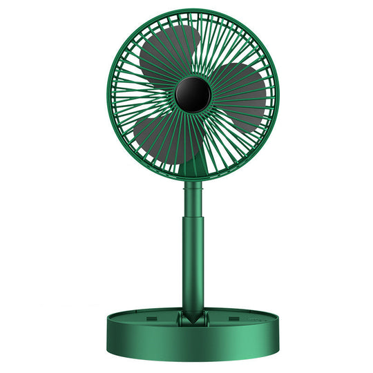Tragbarer Tischventilator Leise Mit Teleskopdesign Und Akku, Höhenverstellbar, 3 Geschwindigkeitsmodi 0