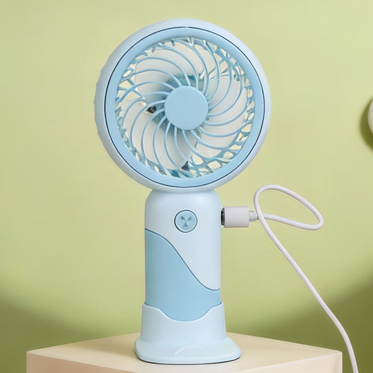 Tragbarer Tischventilator Leise mit USB-Anschluss und Stufenloser Geschwindigkeitsregelung 4