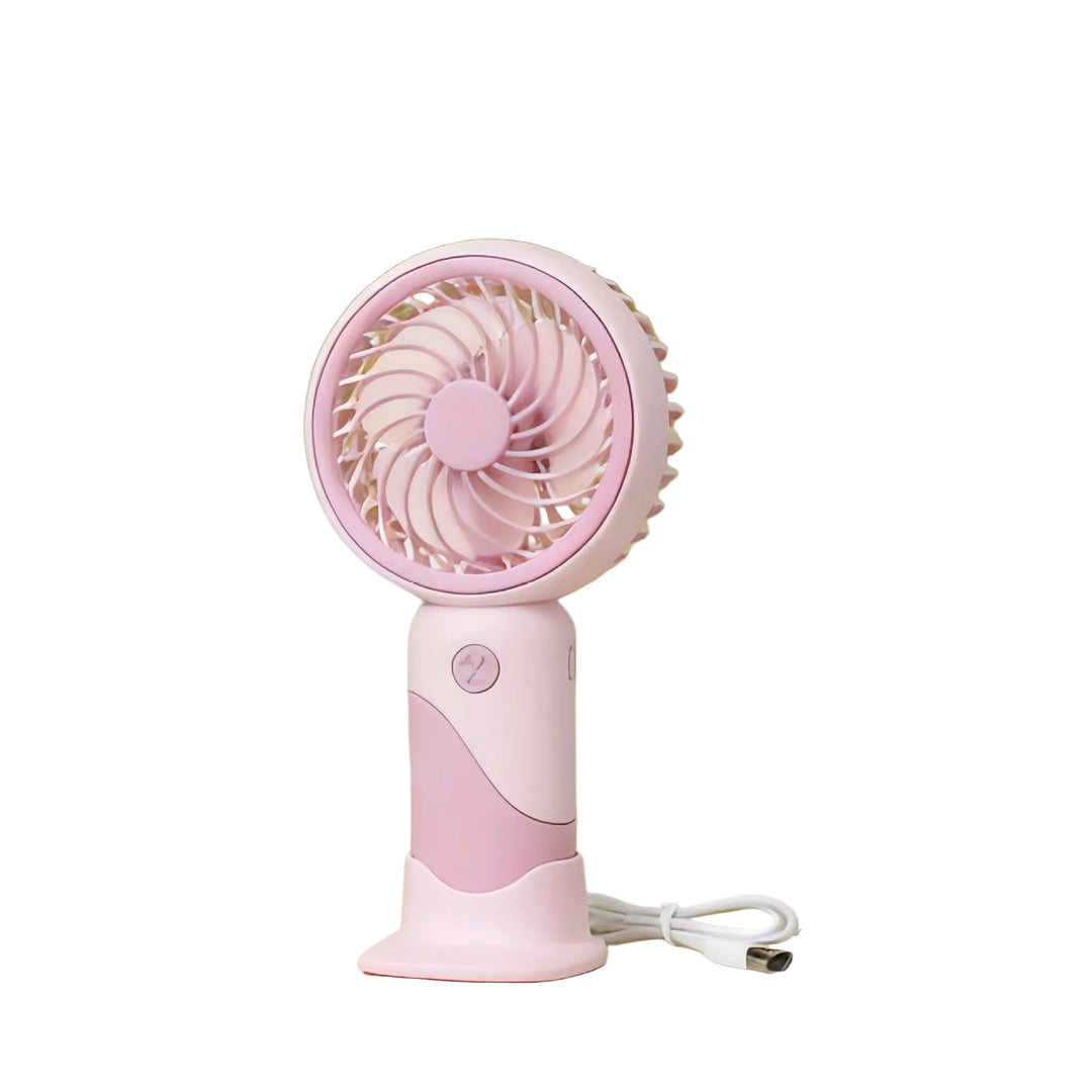 Tragbarer Tischventilator Leise mit USB-Anschluss und Stufenloser Geschwindigkeitsregelung 6