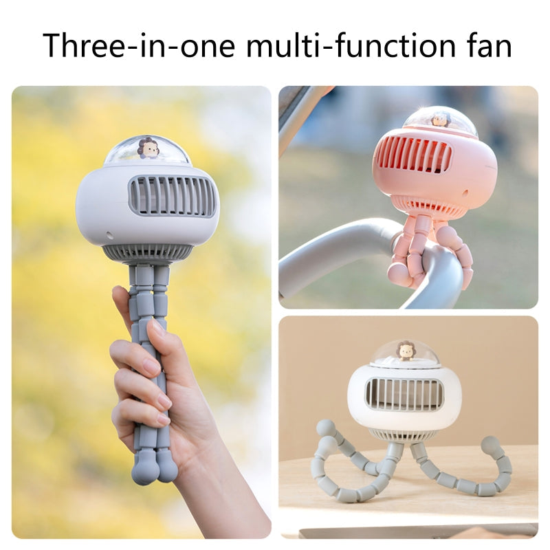 Tragbarer Ventilator für Kinderwagen Flexibel und Leise 8