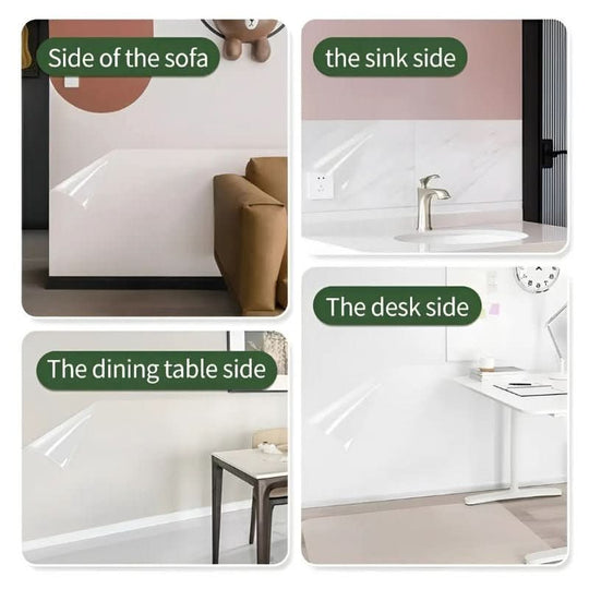 Transparente Wandschutzfolie für Wände, Küchen und Flure 6