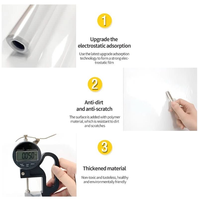 Transparente Wandschutzfolie für Wände, Küchen und Flure 7