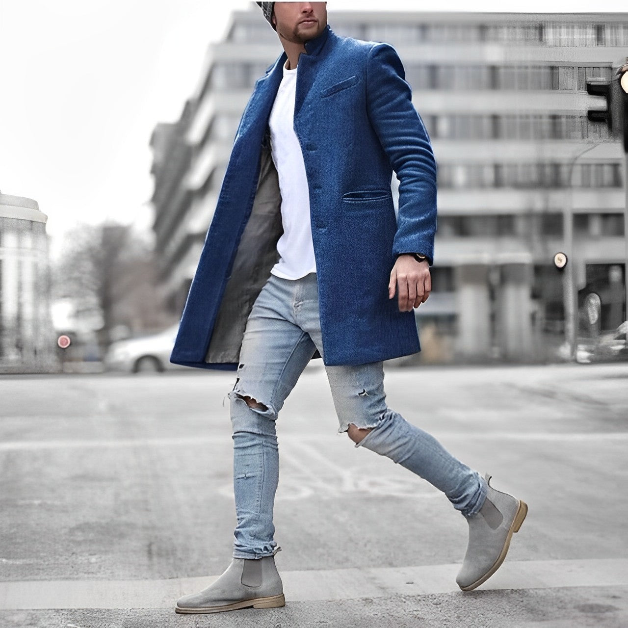 Damenjacke Elegantes Design Hochwertiger Stoff Wind- und Wetterresistent 4