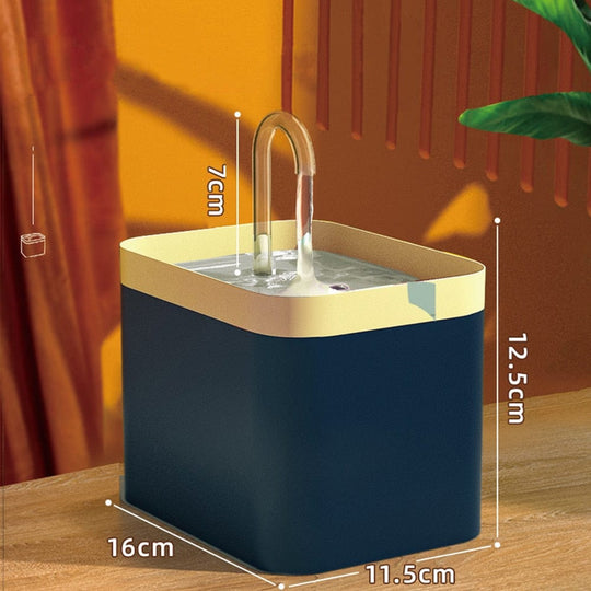 Trinkbrunnen für Katzen mit Wasserumwälzsystem und integriertem Filter 1