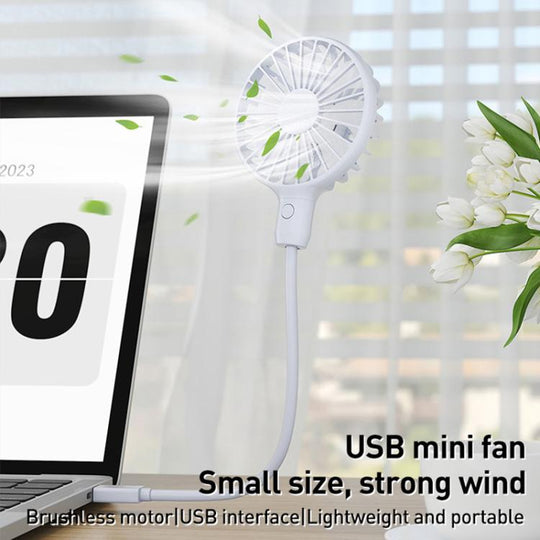 USB Mini Ventilator Kompakt Mit Bürstenlosem Motor Leise Kühlung Für Büro Und Zuhause 1