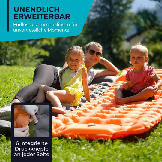 Ultraleichte Selbstaufblasende Isomatte Camping für Outdoor-Abenteuer 2