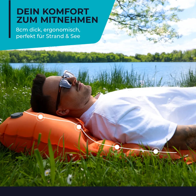 Ultraleichte Selbstaufblasende Isomatte Camping für Outdoor-Abenteuer 5