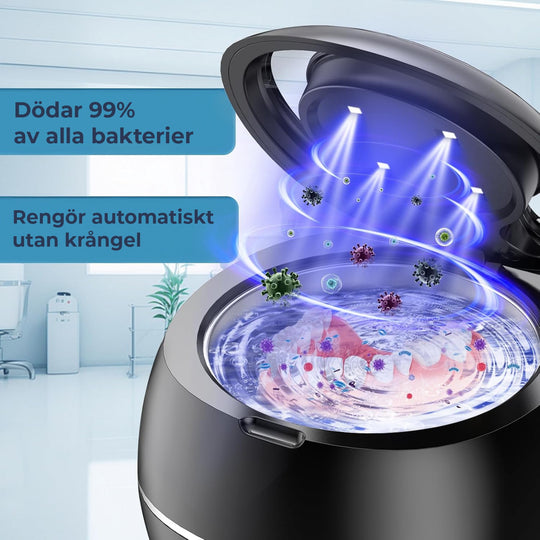 Ultraschallreiniger für Mundschutz und Zahnersatz Kompaktgerät mit UV-Technologie 3