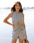 Variant image for Damen Set Luftiges Leinen Set mit Top und Shorts für Sommertragekomfort-1
