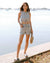 Damen Set Luftiges Leinen Set mit Top und Shorts für Sommertragekomfort-2