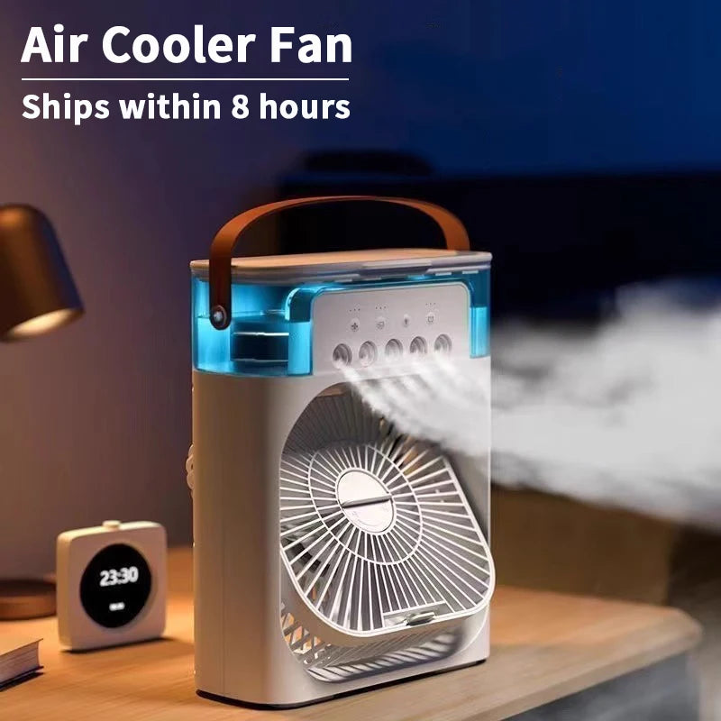 Unisex 3-in-1 Luftkühler mit Wasser, Ventilator und Luftbefeuchter Tragbar 0